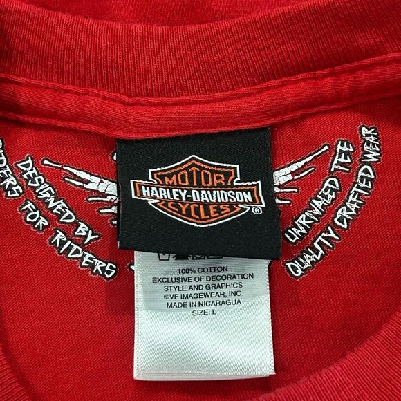 Cole Harley- Davidson Bluefield WV Men’s Size L Sleeveless T-Shirt. - Picture 4 of 11